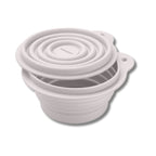 Boite à Snacks Pliable en Silicone Blanc Fackelmann Storage