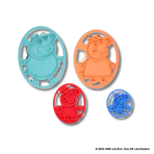 Set de 4 tampons et emporte-pièces pour enfants Dr. Oetker Peppa Pig 