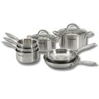 Batterie de cuisine avec 2 poêles 24/28 cm 2 casseroles 14/18 cm et 2 faitouts 20/24 cm sans PFAS Fackelmann Vita3