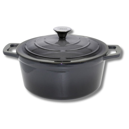 Cocotte en fonte émaillée gris classique 26 cm 4.5 L Elo