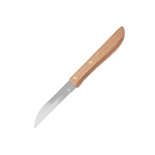 Couteau d'office manche en bois lame de 7,5 cm Nirosta Country
