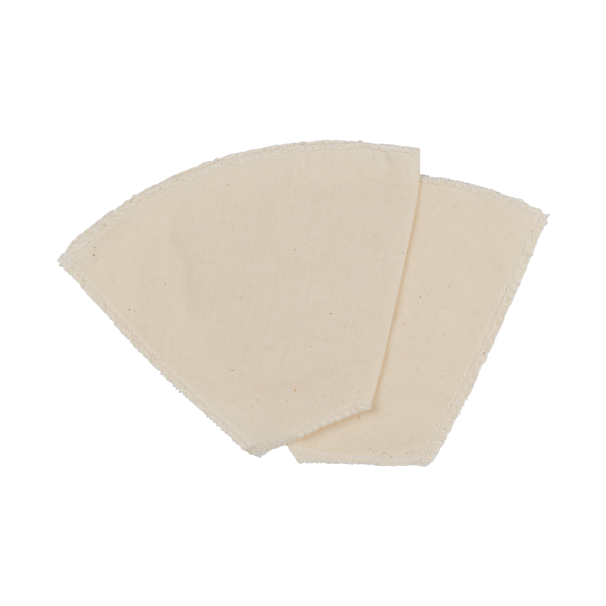 Lot de 2 filtres à café réutilisables en coton Fackelmann