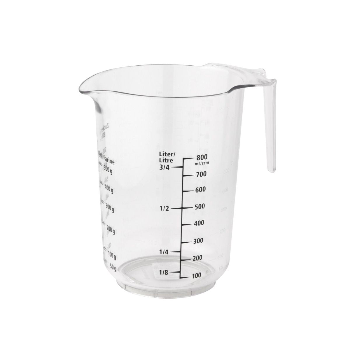 Verre doseur 1 litre en plastique Fackelmann