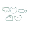 Lot de 5 emporte-pièces animaux en aluminium Zenker