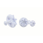 Lot de 3 emporte-pièces de Noël pour pâte à sucre motif flocon de neige Zenker