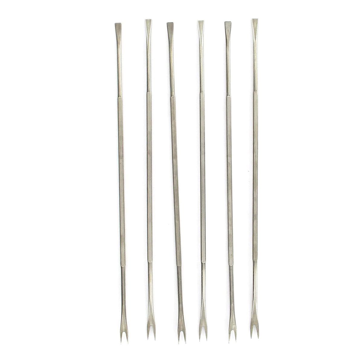 Lot de 6 fourchettes à crustacé en acier inoxydable Fackelmann