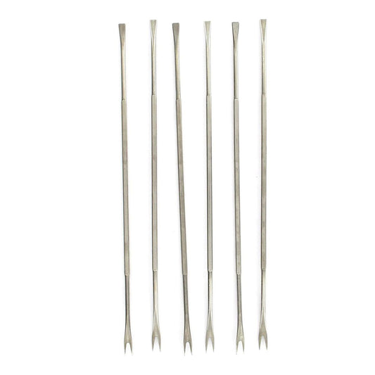 Lot de 6 fourchettes à crustacé en acier inoxydable Fackelmann