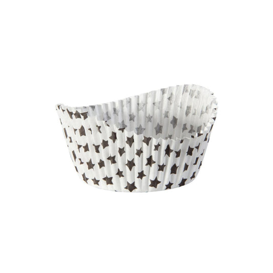 Lot de 50 moules à muffins en papier motif étoile Zenker Smart Pastry