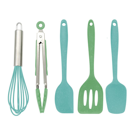 5 ustensiles de cuisine pour enfants en silicone Zenker Mini Monster