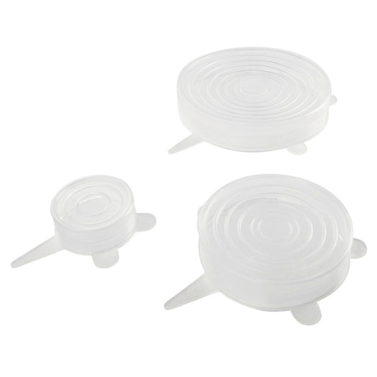 Lot de 3 couvercles de conservation en silicone étirable Fackelmann