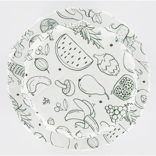 Lot de 3 films étirables réutilisables en coton Fackelmann Eco Friendly