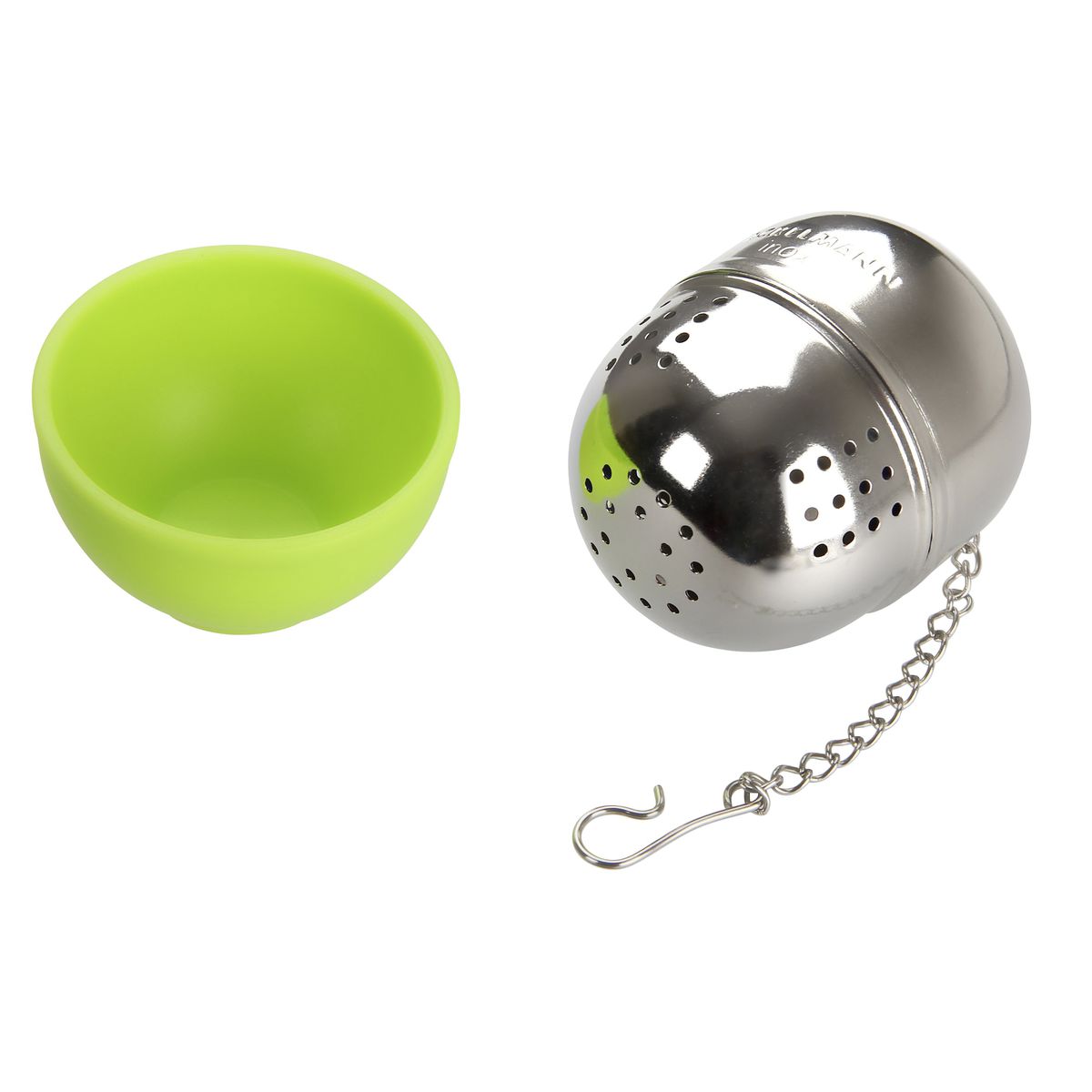 Infuseur à Thé SourceTon Lot De 5 Avec Plateau Silicone - Filtre Inox Réutilisable