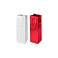 Lot de 2 pochettes cadeau pour bouteille de vin ou de champagne Fackelmann