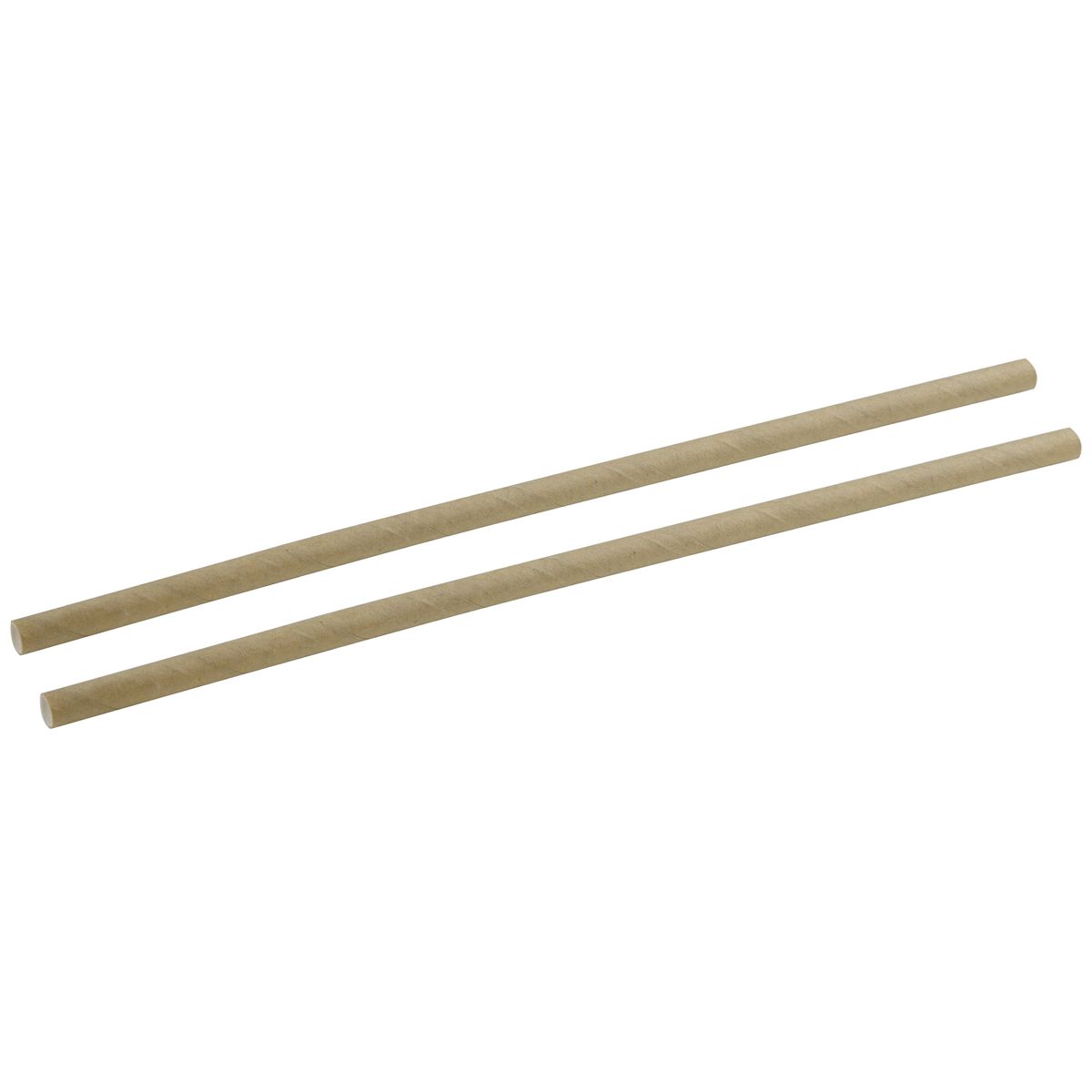 Boite de 250 pailles en papier brun Fackelmann Eco Friendly
