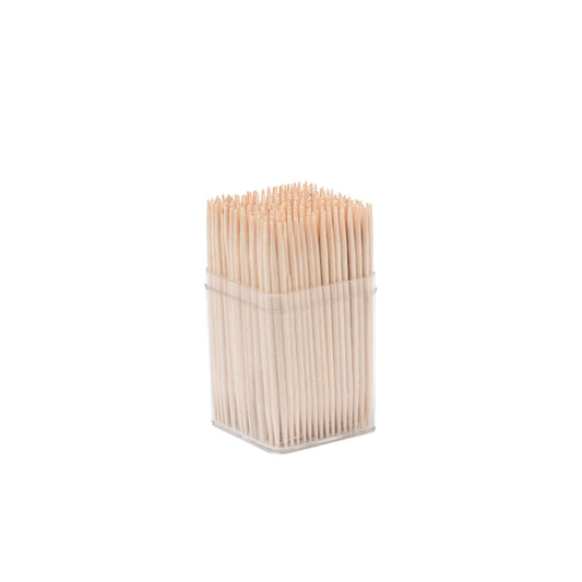 Lot de 300 cure-dents en bois dans une boîte avec couvercle Fackelmann Wood Edition