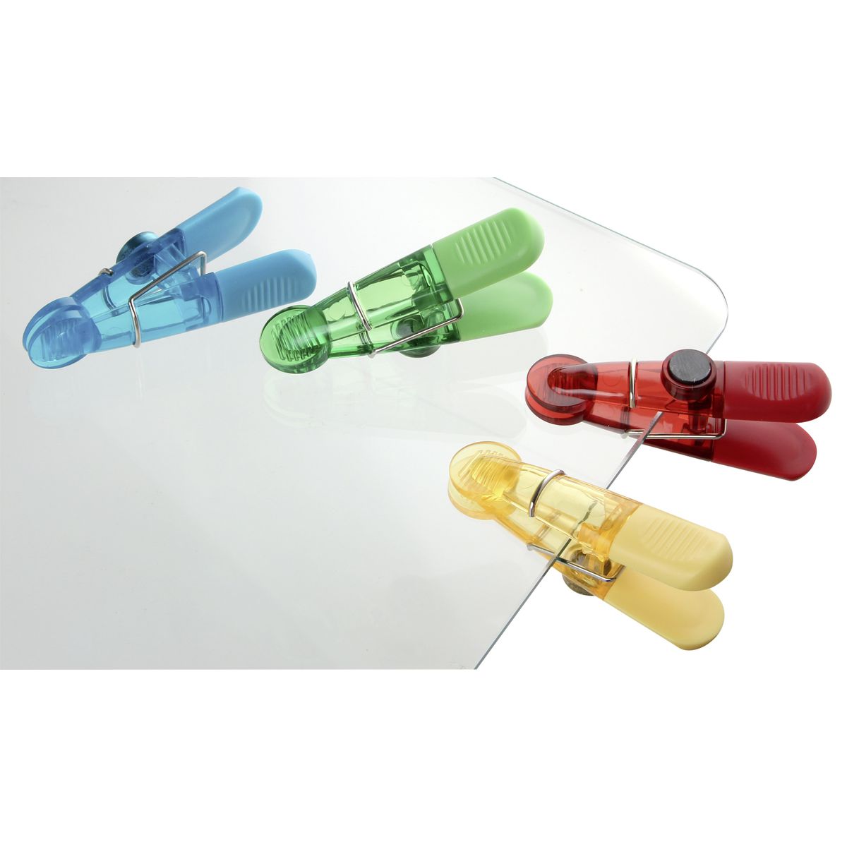 Lot de 4 pinces magnétiques Fackelmann Tecno