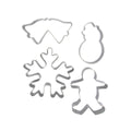 Lot de 4 emporte-pièces de Noël Zenker