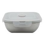 Lunch box inox 400 ml allant au microonde avec couvercle Fackelmann