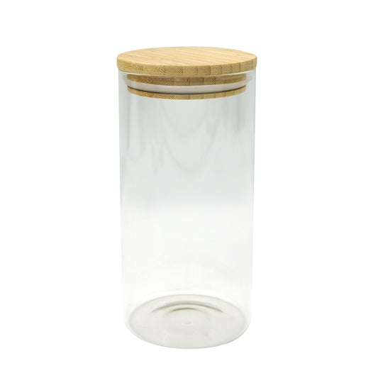 Boîte de conservation en verre 1,5L avec couvercle en Bambou Fackelmann Eco Friendly