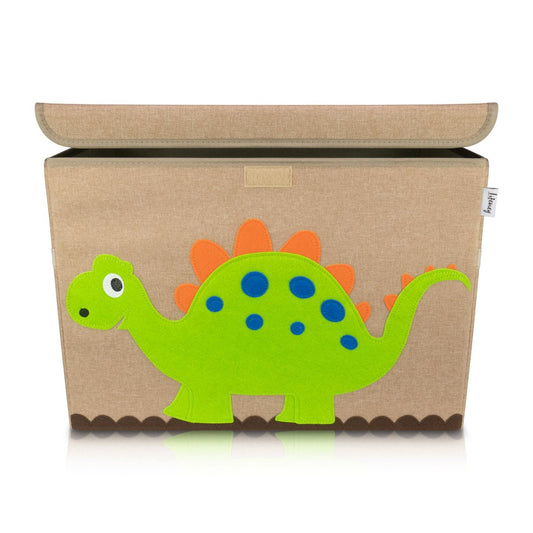 Boîte de rangement "dinosaure Stégosaure " avec grand couvercle, 51 x 36 x 36 cm Lifeney