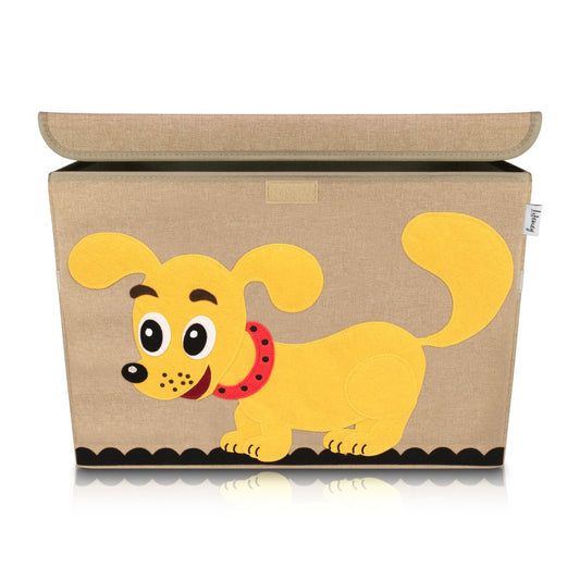 Boîte de rangement "chien" avec grand couvercle, 51 x 36 x 36 cm Lifeney