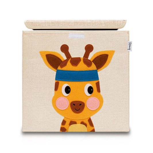 Boîte de rangement "girafe" avec couvercle, compatible avec l'étagère IKEA KALLAX Lifeney