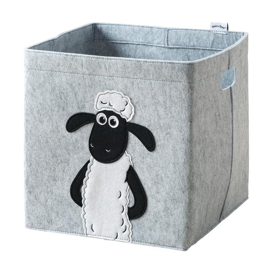 Boîte de rangement en feutre compatible Kallax Lifeney Shaun le mouton