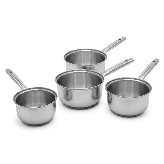 Lot de 4 casseroles 16/18/20/22 cm en inox Fackelmann Rhona