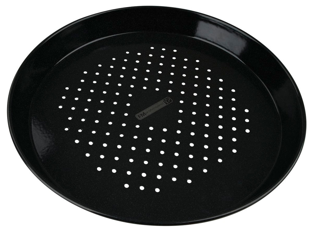 Plaque à pizza perforée ronde four et barbecue 32 cm FM Professional Barbecue