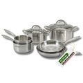 Batterie de cuisine avec 2 poêles 20/26 cm 2 casseroles 14/18 cm et 2 faitouts 20/24 cm sans PFAS Fackelmann Vita3