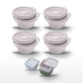 Lot de 4 boîtes hermétiques 13 cm avec 3 boîtes à sauce Fackelmann Storage