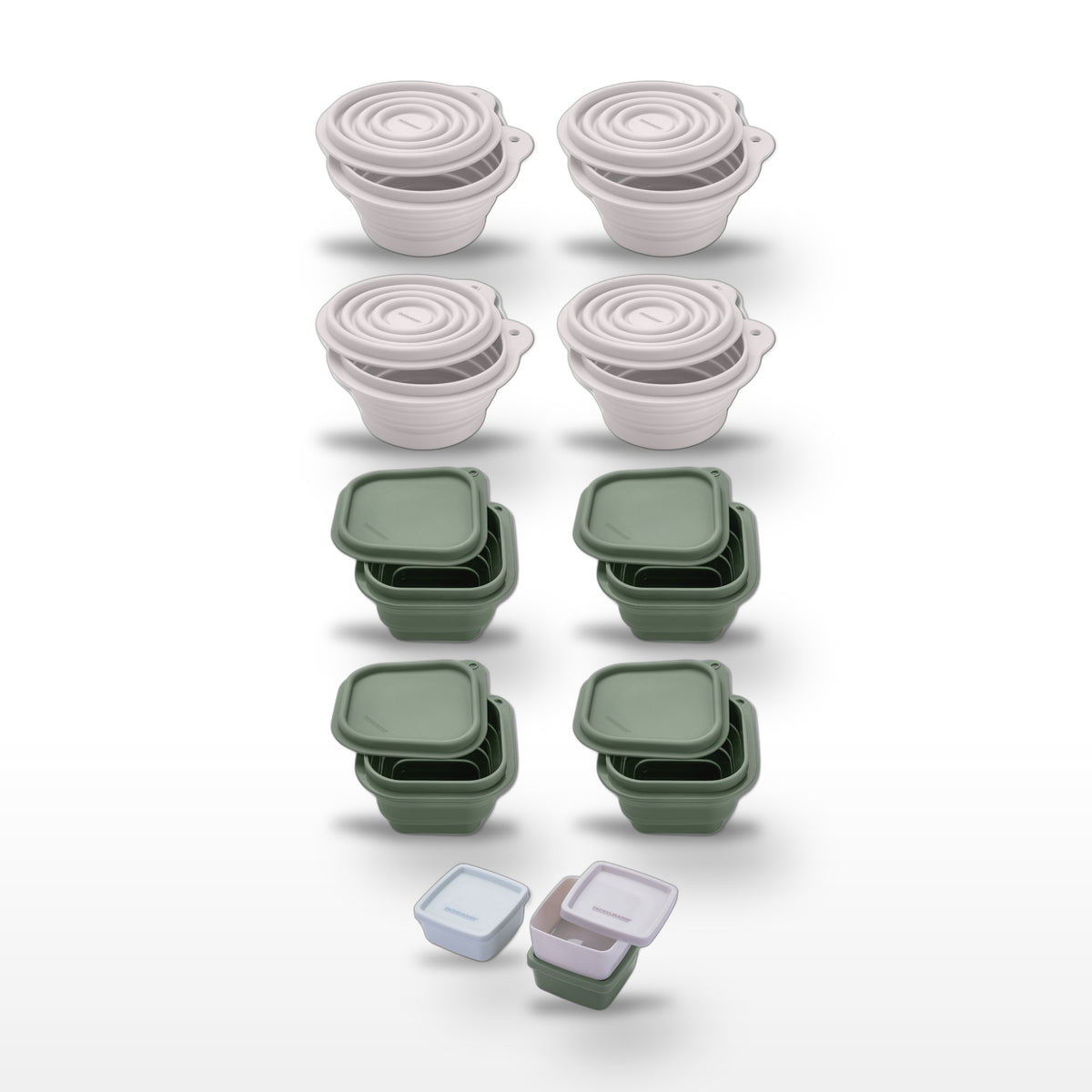 Lot de 11 boîtes hermétiques avec 3 boîtes à sauce Fackelmann Storage