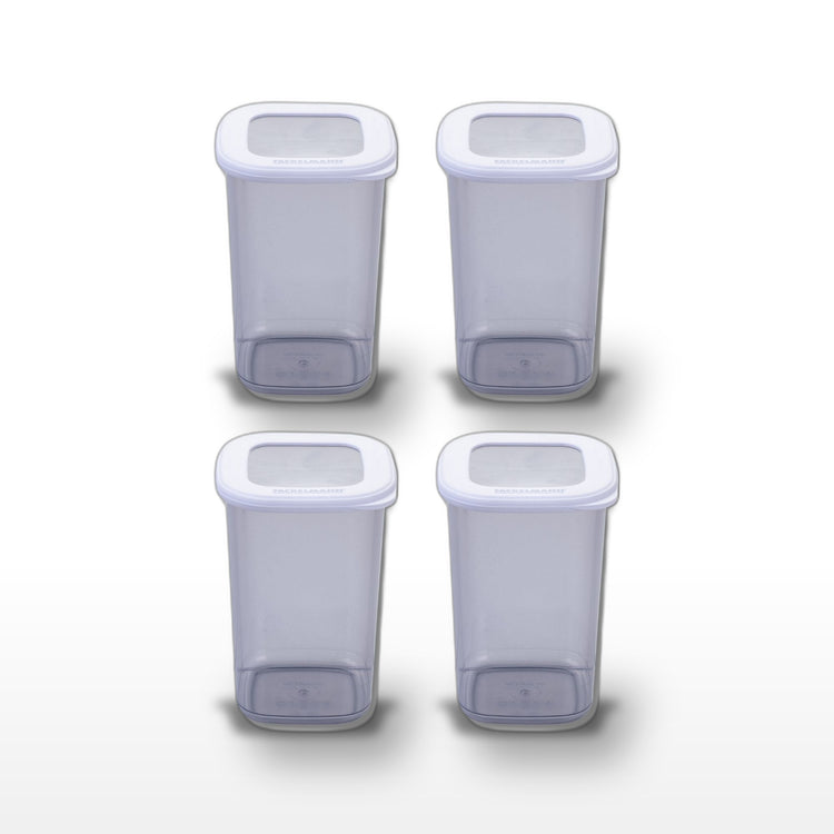 Lot de 4 Boîtes à Provisions 1,1 Litre Fackelmann Storage