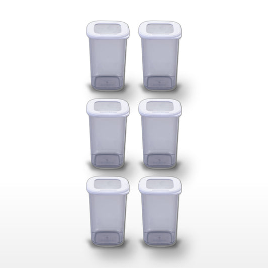 Lot de 6 Boîtes à Provisions 1,1 Litre Fackelmann Storage