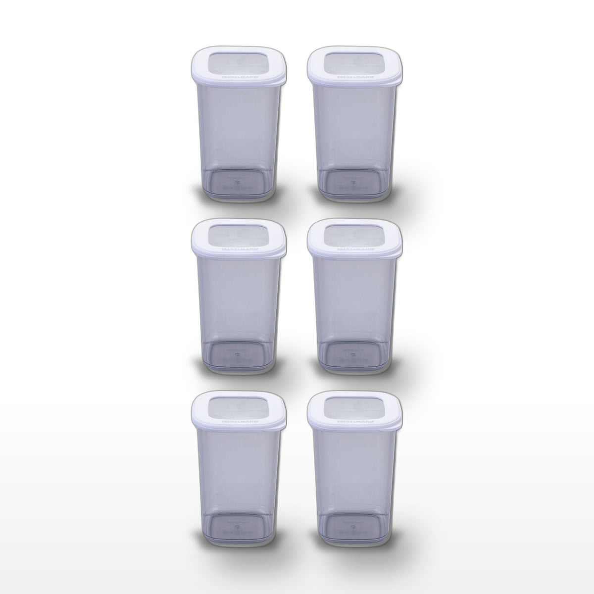 Lot de 6 boîtes hermétiques 1,1 L avec 6 ustensiles de cuisine Fackelmann Storage