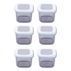 Lot de 6 boîtes hermétiques 0,55 L avec 6 ustensiles de cuisine Fackelmann Storage