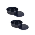 Lot de 2 moules à manqué 26/26 cm en acier Dr Oetker Back-Liebe