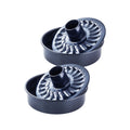 Ensemble de 2 Moules à manqué et savarin double fond 28 cm Dr. Oetker Back Liebe