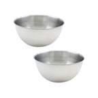 Ensemble de 2 Bols à mixer en inox de 20,5 cm de diamètre Fackelmann Basic