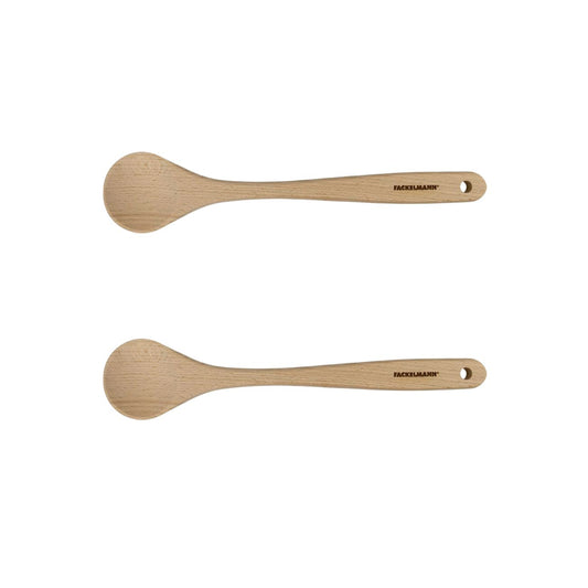Ensemble de 2 Cuillères de cuisine en bois FSC Fackelmann Eco Friendly