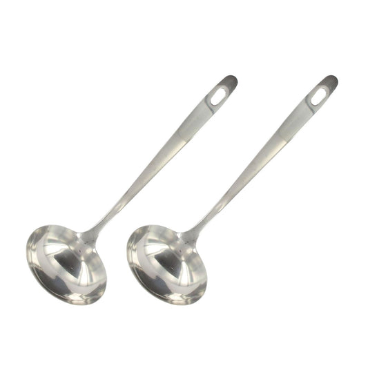 Ensemble de 2 Louches de cuisine inox 28 cm Fackelmann Oxford