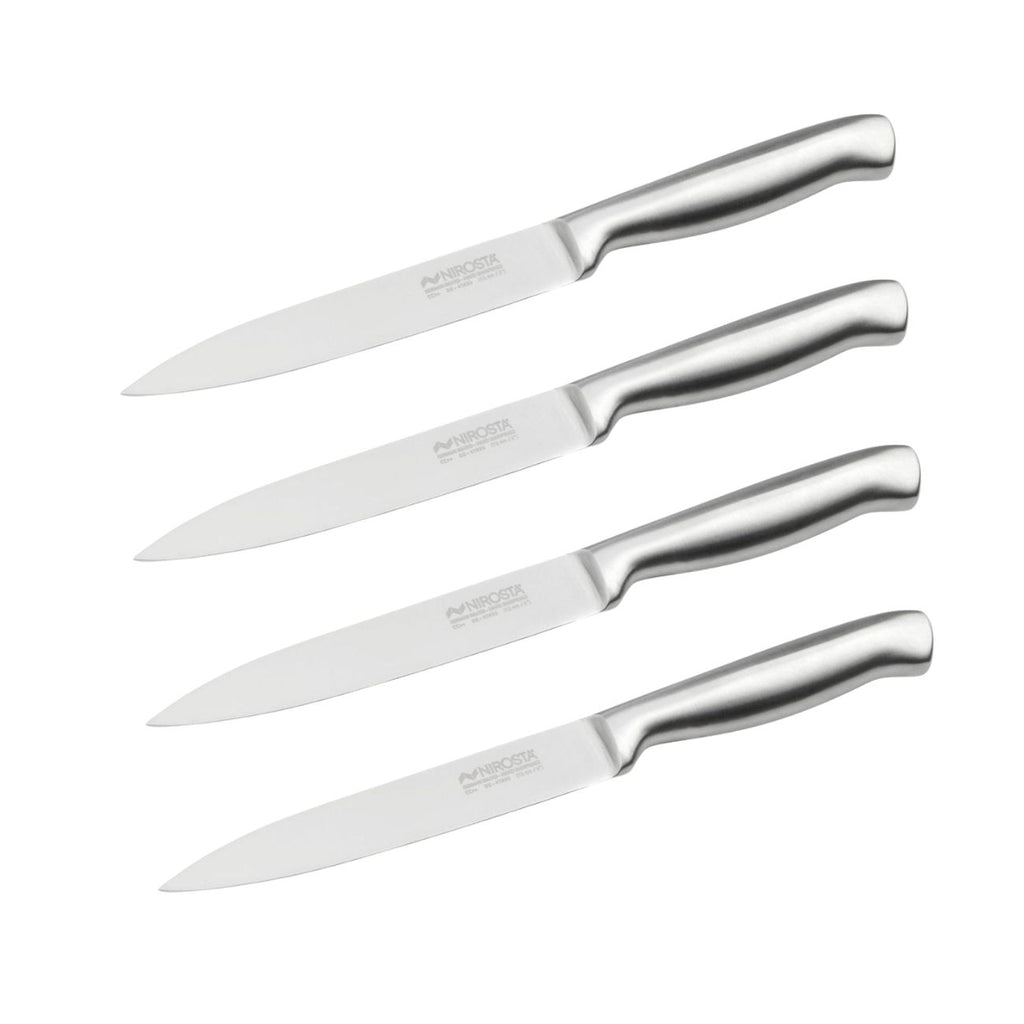 Set de 4 couteaux de cuisine universels 24 cm en inox Nirosta Star