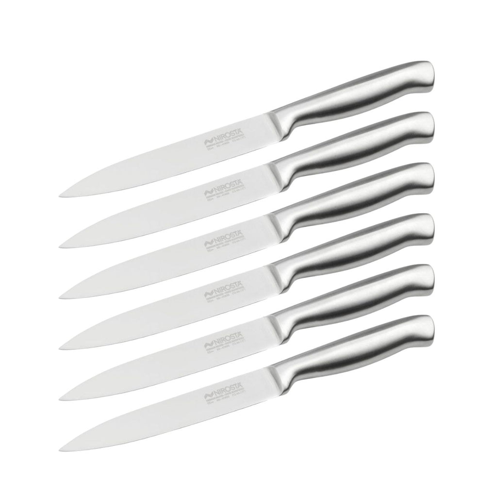 Set de 6 couteaux de cuisine 24 cm en inox Nirosta Star
