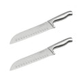 Ensemble de 2 Couteaux de cuisine Santoku lame de 18 cm Nirosta Star