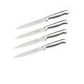 Ensemble de 4 Couteaux de cuisine professionnel 24 cm lame crantée Nirosta Star