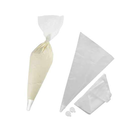 Ensemble de 40 poches à douille jetables et 6 embouts plastique réemployables 32 cm Zenker Smart Pastry