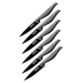 Ensemble de 6 Couteaux de cuisine cranté Nirosta Black Edition