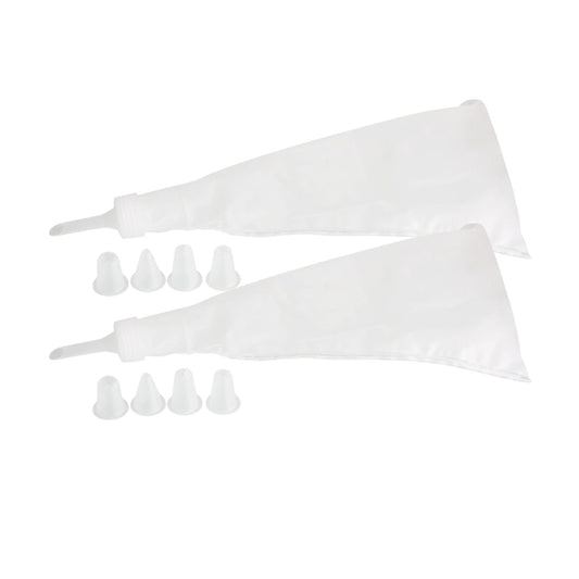 Ensemble de 2 Poches à douille et 10 embouts en plastique 28 cm Zenker Smart Pastry