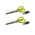 Set de 2 ciseaux pour herbes aromatiques en plastique et inox Fackelmann Basic