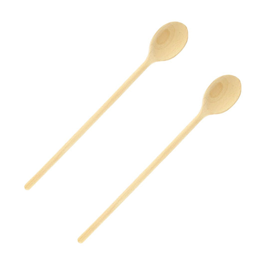 Ensemble de 2 Cuillères de cuisine en bois 40 cm Fackelmann Wood Edition